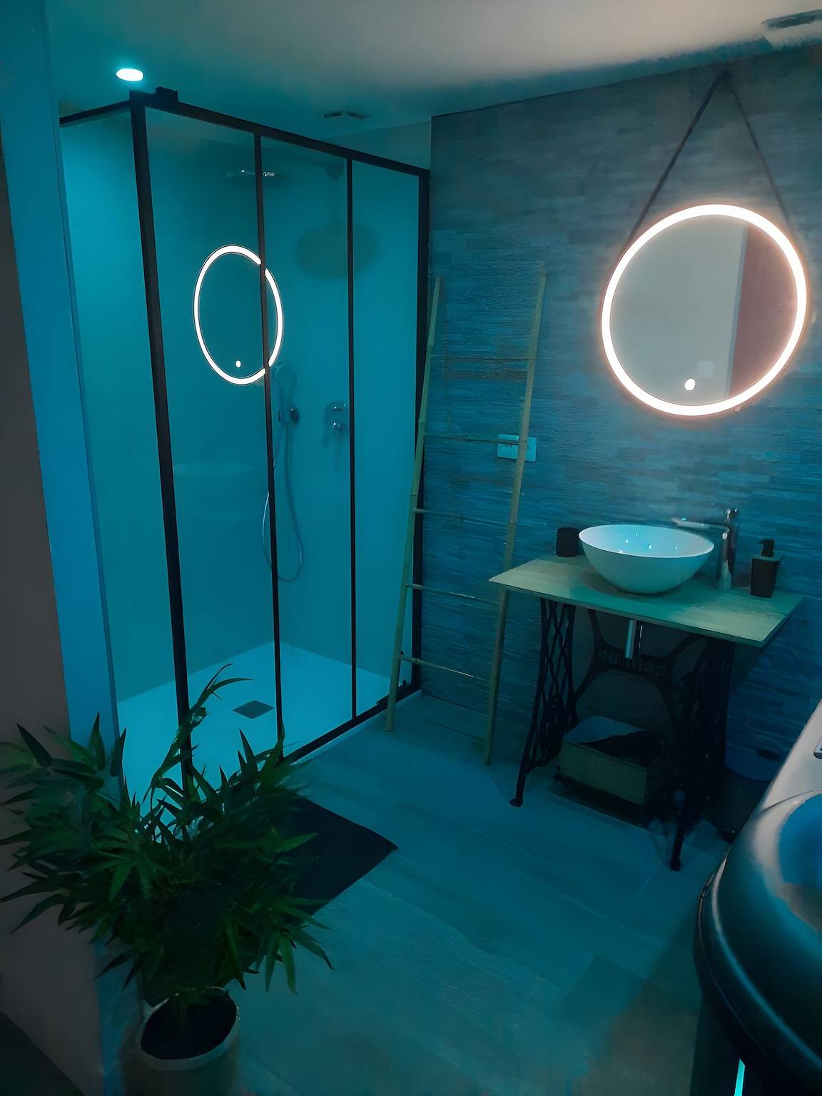 Gite « La Folie Romantique, avec spa » avec terrasse privée, Wi-Fi et climatisation in Sublaines, Région de Tours