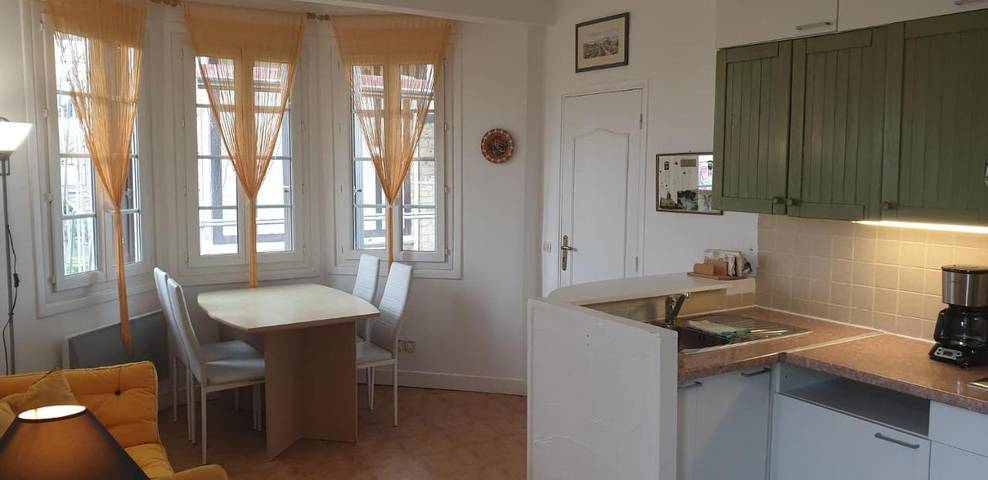 Gîte pour 3 personnes, avec balcon et vue à Hermanville-sur-Mer