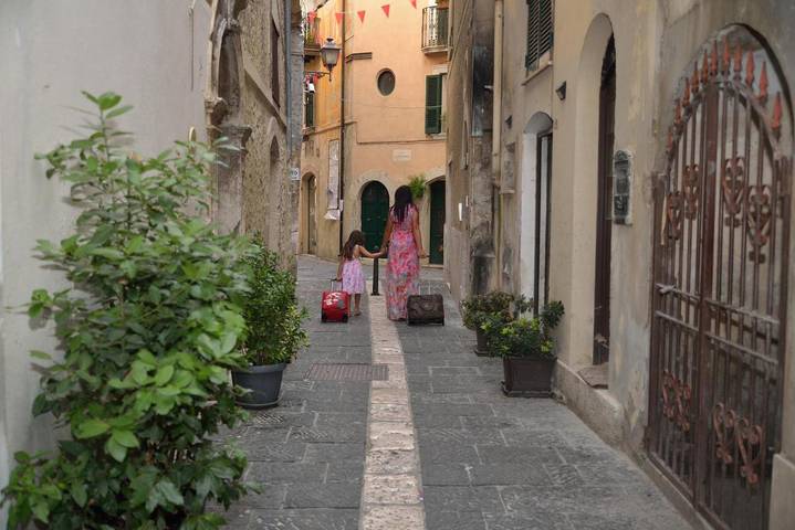 Gîte pour 2 personnes, avec balcon et vue à Isola del Liri