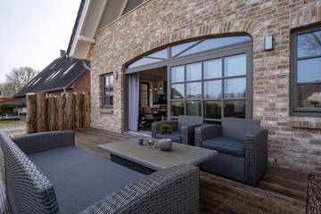 Ferienwohnung für 5 Personen, mit Terrasse und Garten, mit Haustier auf Eiderstedt