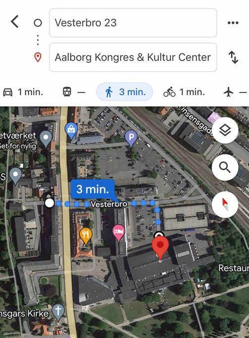 Ganze Wohnung, City 6-bedroom, private parking. in Aalborg, Limfjord in Nordjütland