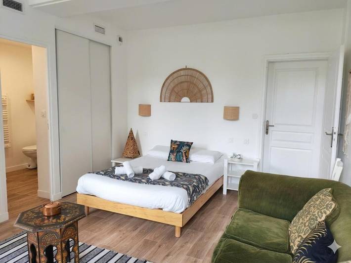 Appart’hôtel pour 2 personnes, avec Terrasse et Jardin