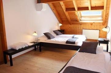 Maison d’hôte pour 6 personnes, avec vue et terrasse à Gruyères