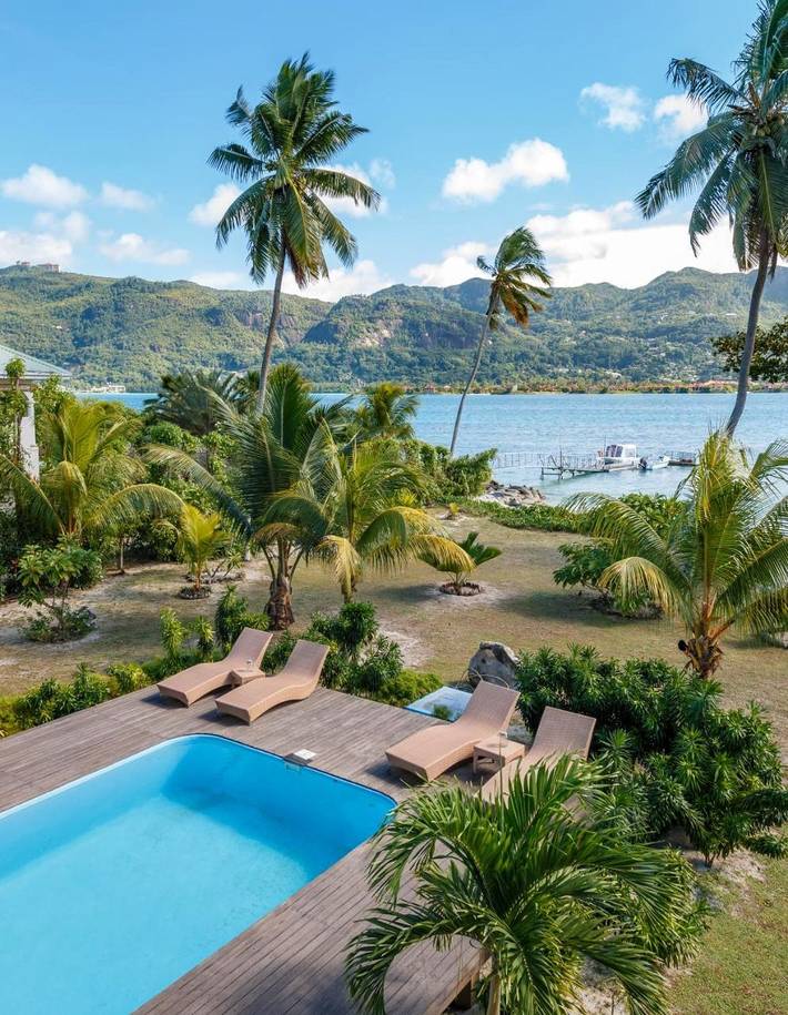 Villa pour 14 personnes, avec piscine ainsi que vue et jardin aux Seychelles - 4