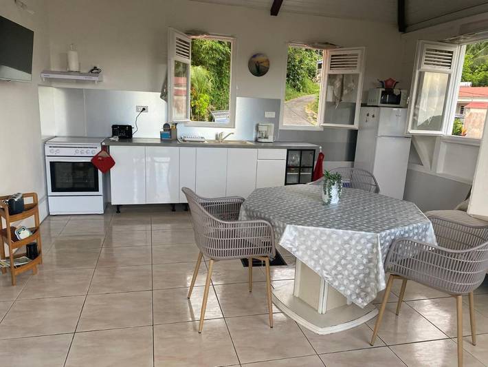 Appartement de vacances pour 2 personnes, avec vue et jardin