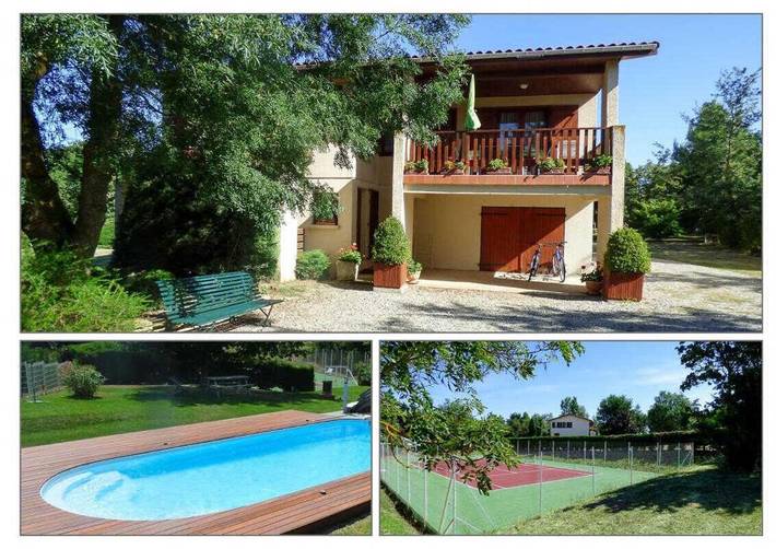 Maison de vacances pour 6 personnes, avec Terrasse ainsi que Jardin et Piscine à Nailloux