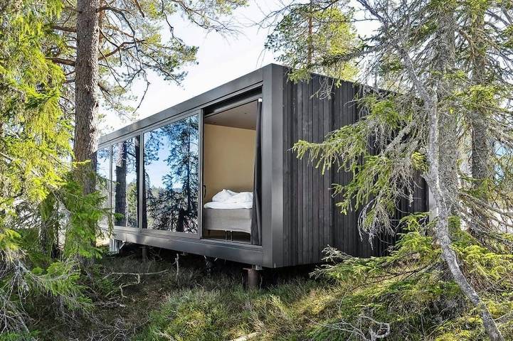 Blockhütte für 4 Personen, mit Haustier - 1