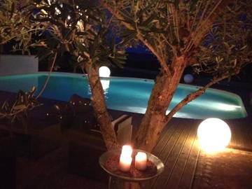 Cottage pour 6 personnes, avec piscine ainsi que vue et terrasse à Saint-Antoine-de-Ficalba