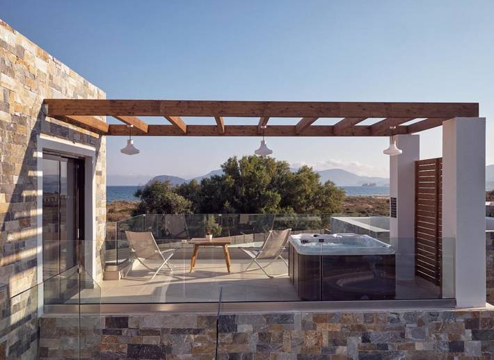 Hotel für 2 Personen, mit Pool und Garten sowie Whirlpool in Kalamaki - 4