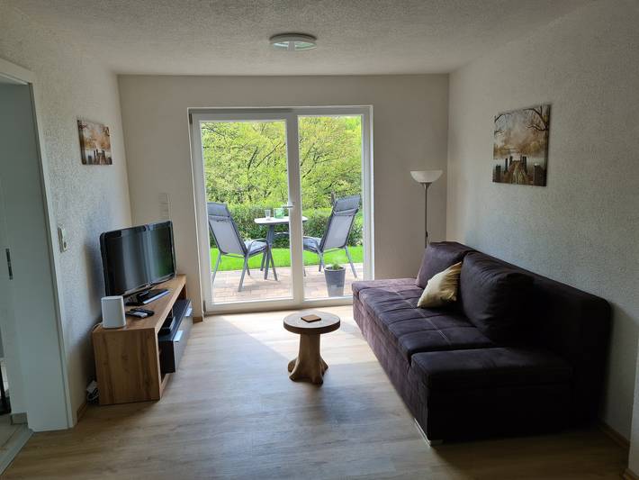 Ferienwohnung für 3 Personen, mit Garten und Terrasse sowie Ausblick, mit Haustier im Saarland - 3