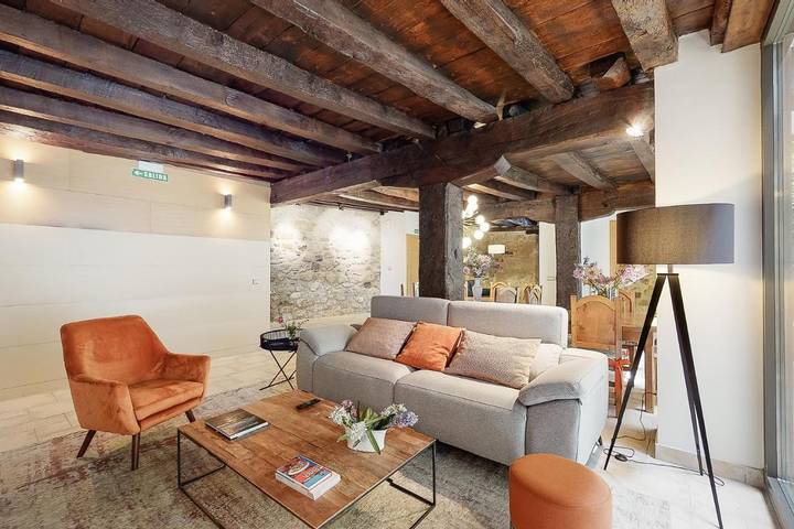 Casa rural para 10 personas, con jardín además de vistas y piscina, Se admiten mascotas en Navarra - 4