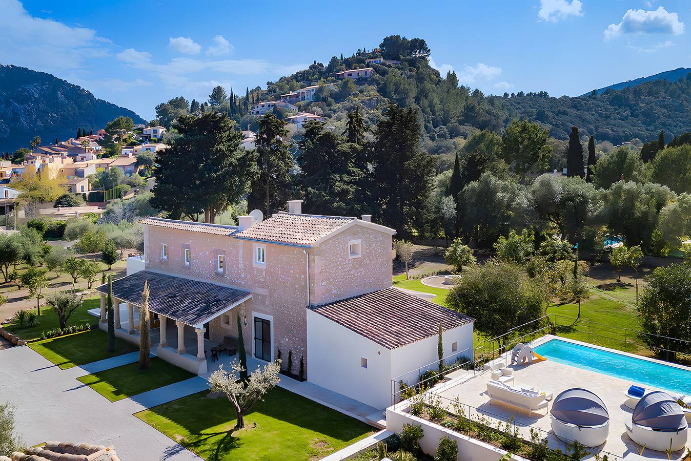 Villa 'Can Mas Antigua' with Mountain View, Wi-Fi and Air Conditioning in Torrent de la Vall d'en Marc, Pollença