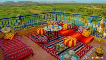 Maison d’hôte pour 3 personnes, avec vue ainsi que terrasse et jardin, animaux acceptés à Ouarzazate