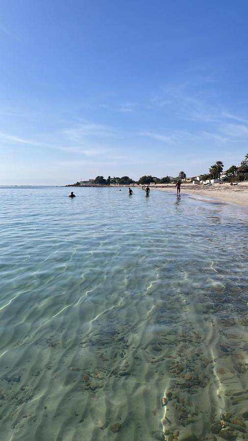 Casa sulla spiaggia per 3 persone, con Giardino e Panorama in Sud Sardegna