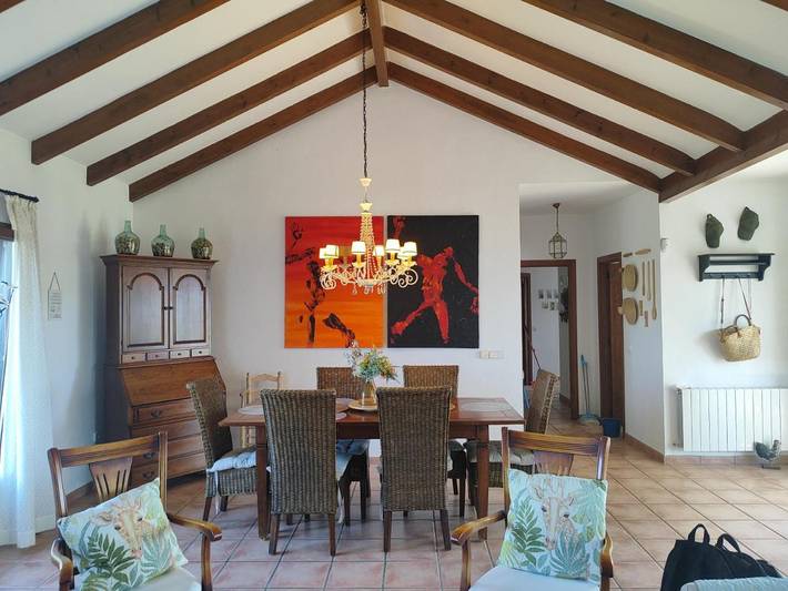 Casa rural para 6 personas, con vistas además de piscina y balcón en Villanueva del Rosario - 4