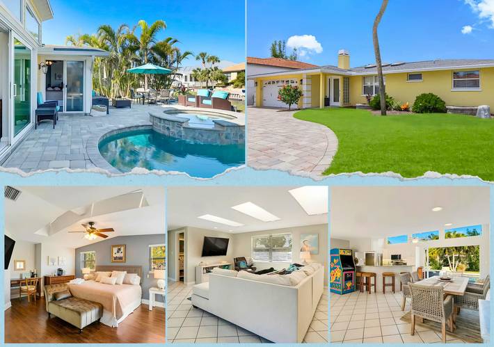 Vacation rental for 8 people, with garden, child-friendly in Siesta Key
