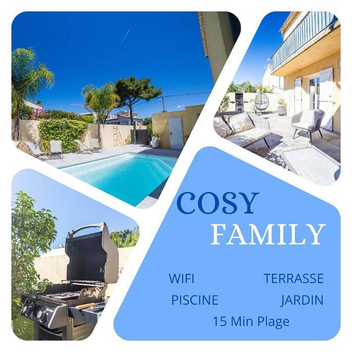 Appartement de vacances pour 6 personnes, avec Jacuzzi et Terrasse ainsi que Jardin et Piscine