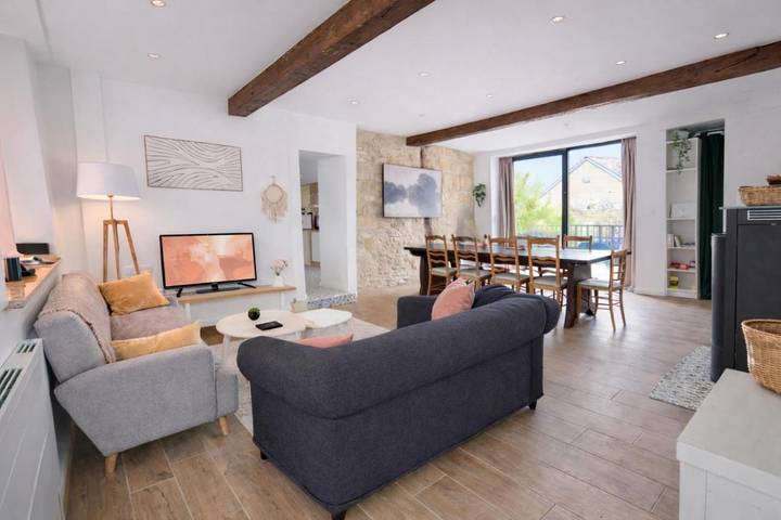 Maison de vacances pour 7 personnes, avec Terrasse ainsi que Jardin et Vue
