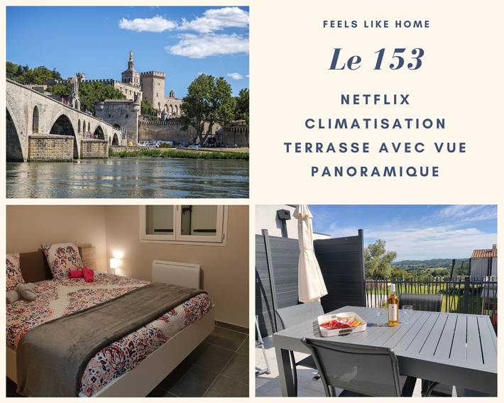 Holiday Home 'Le 153' with Private Terrace and Wi-Fi Rochefort-du-Gard in Rochefort-du-Gard, Nimes region