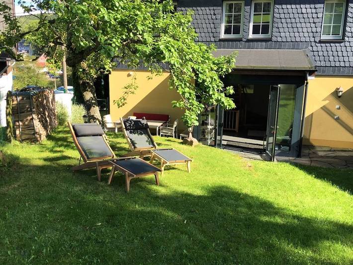 Ferienhaus für 4 Personen, mit Sauna und Garten, mit Haustier in Neuhausen/Erzgebirge