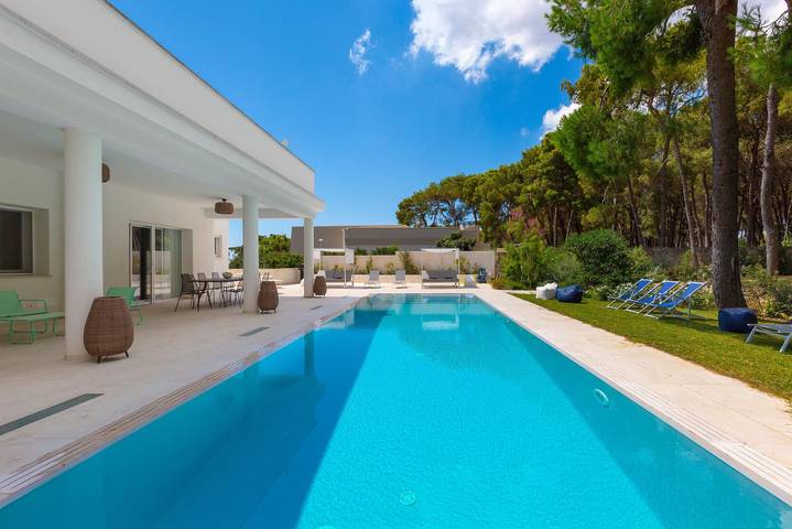 Villa per 15 persone, con giardino e piscina, con animali domestici a Matino