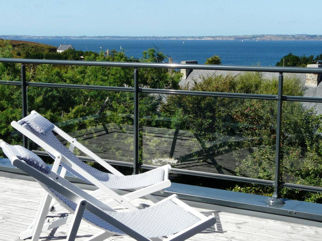 Mit Blick auf das Wasser in Camaret-sur-Mer, Iroise
