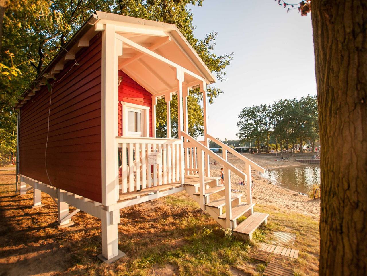 Schwedenhaus am Strand in Selm in Selm, Ruhrgebiet