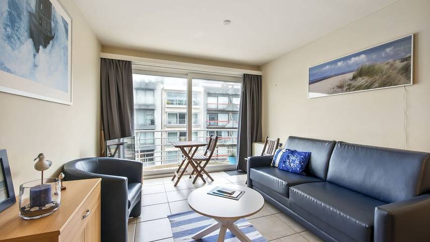 Vacation apartment for 4 people, with balcony in West Flanders