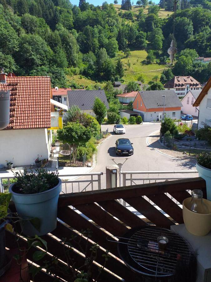 Ferienwohnung für 2 Personen, mit Balkon und Terrasse sowie Ausblick in Zell im Wiesental