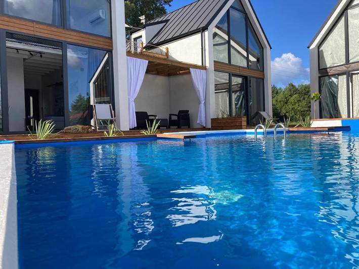 Ferienhaus für 6 Personen, mit Ausblick und Garten sowie Pool und Sauna in Swinemünde - 2