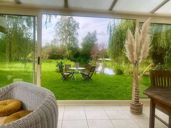 Gîte pour 4 personnes, avec vue et terrasse à Suzanne