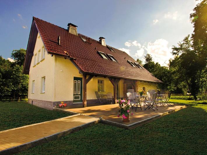 Ferienwohnung für 3 Personen, mit Balkon und Terrasse sowie Garten im Spreewald