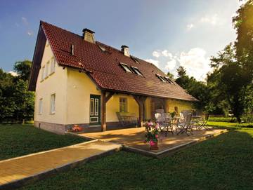 Ferienwohnung für 4 Personen, mit Garten und Balkon, kinderfreundlich in Burg (Spreewald)