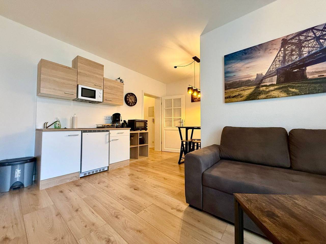 Entire apartment, Monteurwohnung Sporbitzer Stübchen 2 in Dresden with Terrace in Dresden, Dresden region
