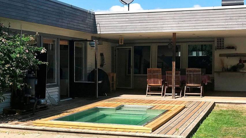 Ferienhaus für 12 Personen, mit Sauna und Pool sowie Terrasse, mit Haustier in Blekinge