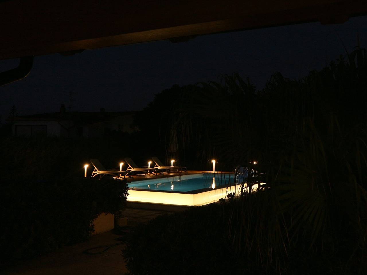 "Villa Spiaggia Plaja" con vistas al mar, terrazas privadas y piscina privada in Castellammare del Golfo, Provincia de Trapani