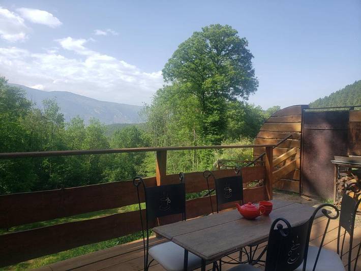 Location de vacances pour 2 personnes, avec jardin, animaux acceptés à Escaro
