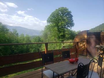 Gîte pour 2 personnes, avec jardin, animaux acceptés à Escaro