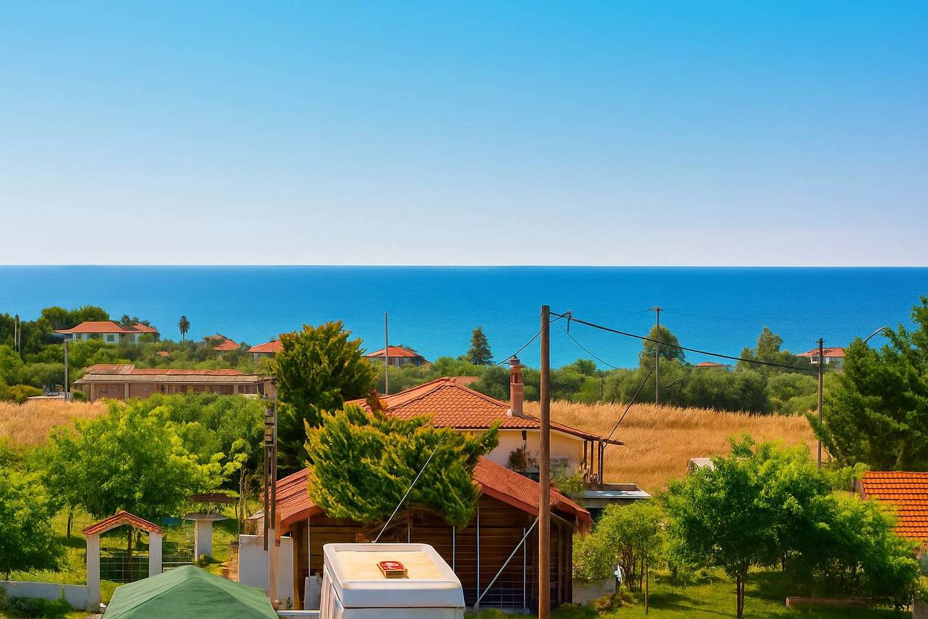 Entire apartment, Chalkidiki's Seaview Escape - Cozy Summer Getaway in Halkidiki