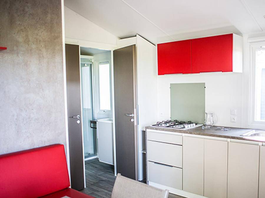 Camping Le Bois Des Ecureuils - Mobilheim 6 personen - Mobilheim - 3 Schlafzimmer in Domazan, Nimes und Umgebung