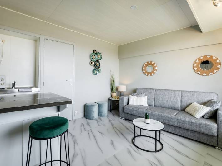 Vakantieappartement voor 3 personen, met balkon in De Haan