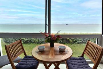 Appartement de vacances pour 4 personnes, avec jardin et balcon, animaux acceptés en Ille-et-Vilaine