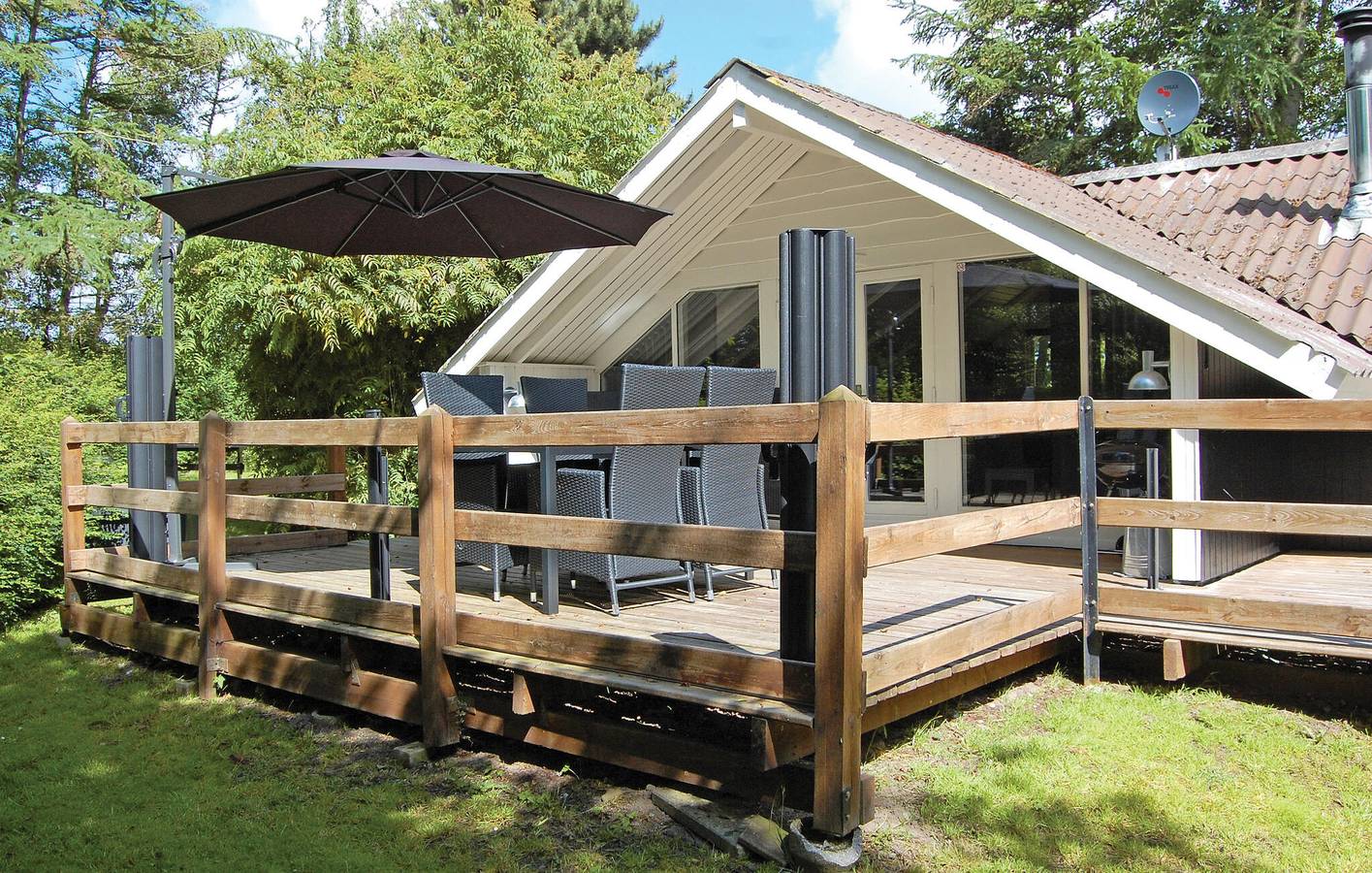 Ferienhaus für 6 Personen mit Terrasse in Bukkemose, Humble