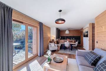 Chalet pour 6 personnes, avec jardin à Combloux