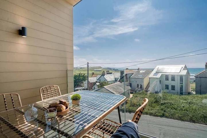 Holiday rental for 4 people, with balcony in Bude