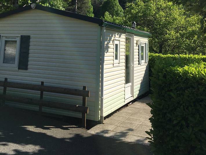 Camping Du Valentin - Mobilheim 2 personen - Malin 2P - 1 Schlafzimmer, mit Bergblick in Laruns, Béarn