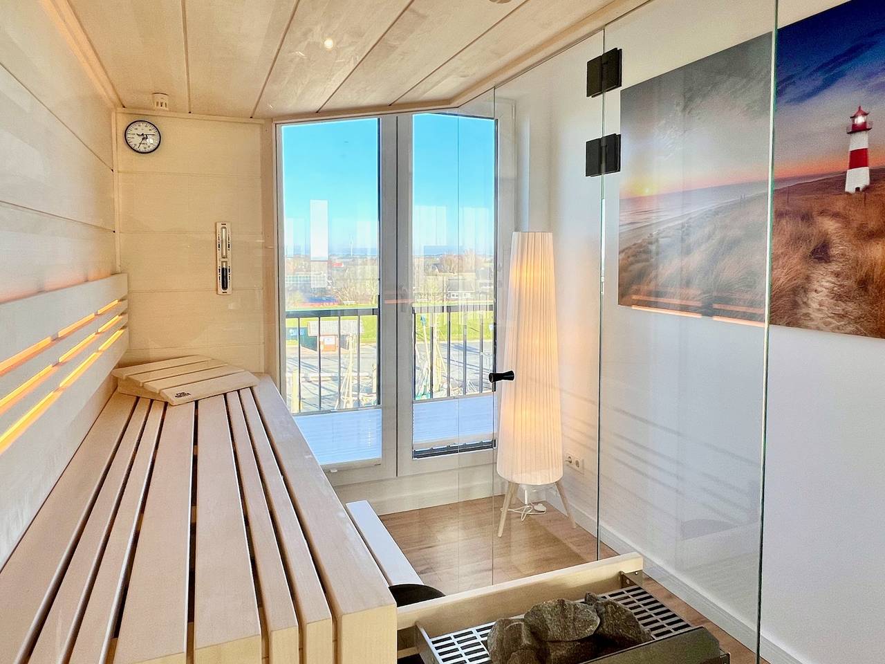 Ganze Wohnung, Pellworm living - Ferienwohnung mit privater Sauna und Panoramablick in Tammensiel, Pellworm