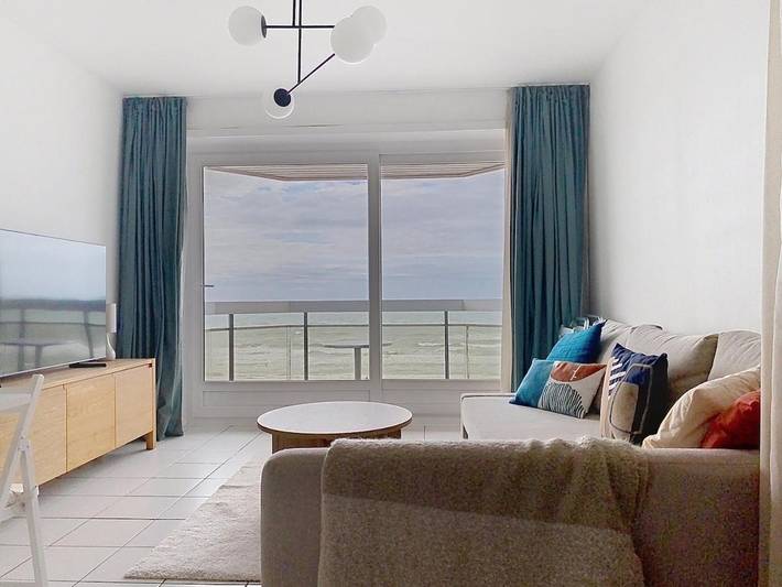 Location de vacances pour 4 personnes, avec balcon à Bray-Dunes