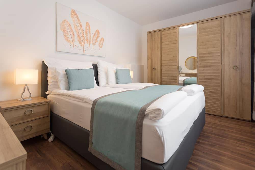 Ganze Wohnung, Moderne, ruhige Suite mit 2 Schlafzimmern und geräumiger Terrasse / in der Nähe der U-Bahnlinie 8of10 in Wien, Donau Niederösterreich