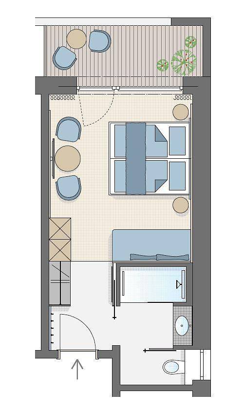 Hôtel pour 3 personnes, avec Balcon ainsi que Terrasse et Sauna à Sölden (Autriche) - 4